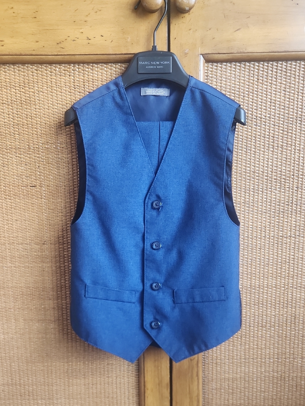 Boys Van Heusen Blue Vest And Pants